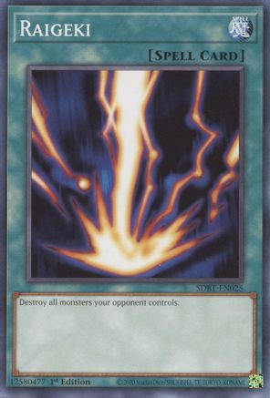 Image of Raigeki (SDBT-EN025) - Structure Deck: Beware of Traptrix 1st Edition