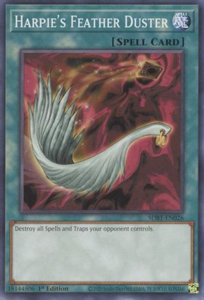 Image of Harpie's Feather Duster (SDBT-EN026) - Structure Deck: Beware of Traptrix 1st Edition