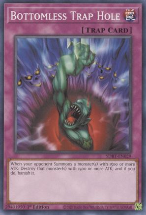 Image of Bottomless Trap Hole (SDBT-EN029) - Structure Deck: Beware of Traptrix 1st Edition