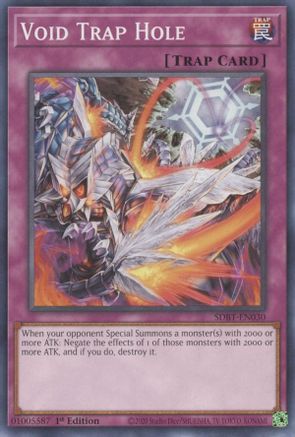 Image of Void Trap Hole (SDBT-EN030) - Structure Deck: Beware of Traptrix 1st Edition