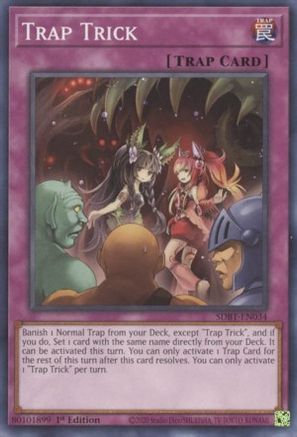 Image of Trap Trick (SDBT-EN034) - Structure Deck: Beware of Traptrix 1st Edition
