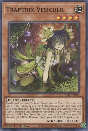 Image of Traptrix Vesiculo (SDBT-EN008) - Structure Deck: Beware of Traptrix 1st Edition