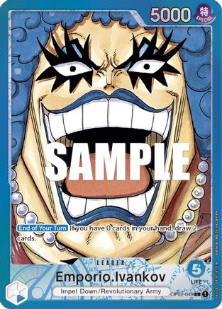 Image of Emporio.Ivankov (049) (Alternate Art) (OP02-049) - Paramount War Foil