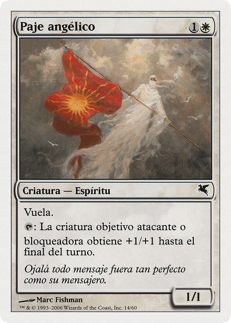 Image of Angelic Page (French) - 