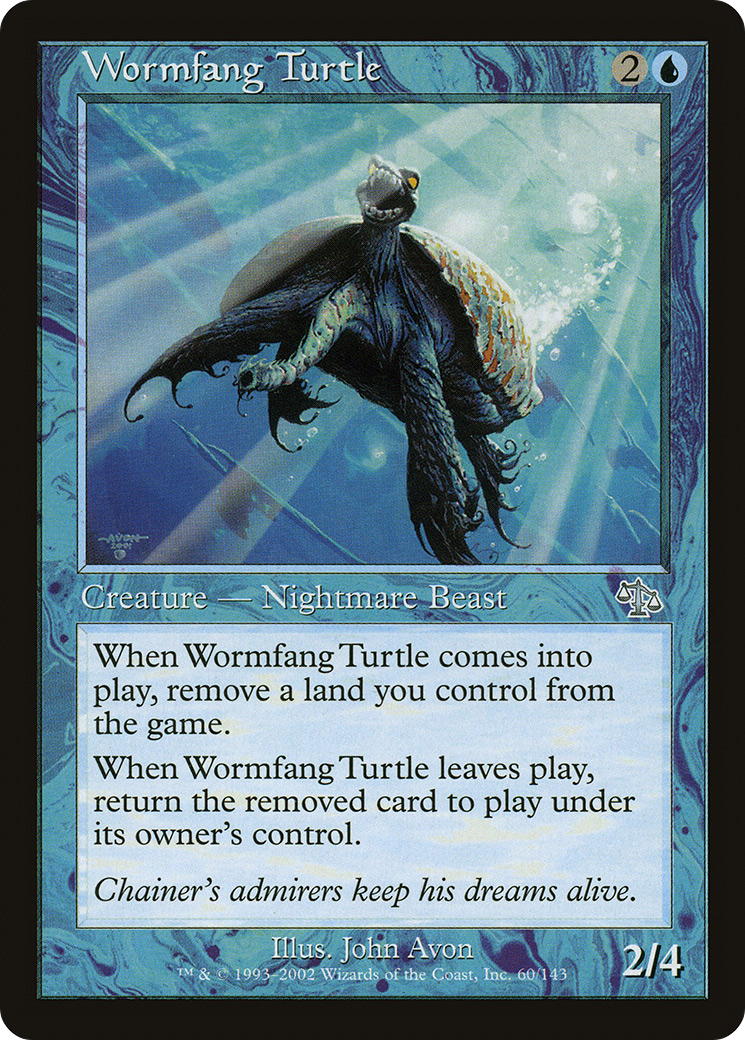 Image of Wormfang Turtle (JUD-060) - Judgment Foil