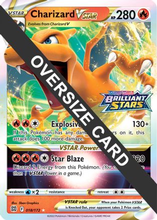 Image of Charizard VSTAR 018  - Holofoil Jumbo Cards - Ultra Rare