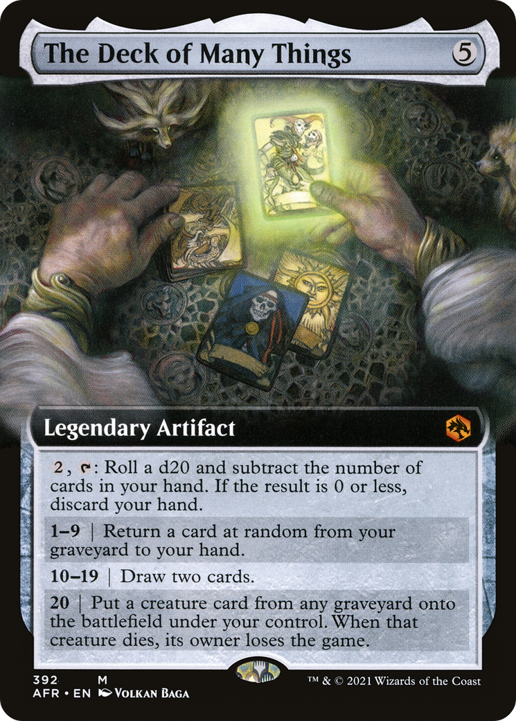 Image of The Deck of Many Things (Extended Art) (AFR-392) - Adventures in the Forgotten Realms: (Extended Art)