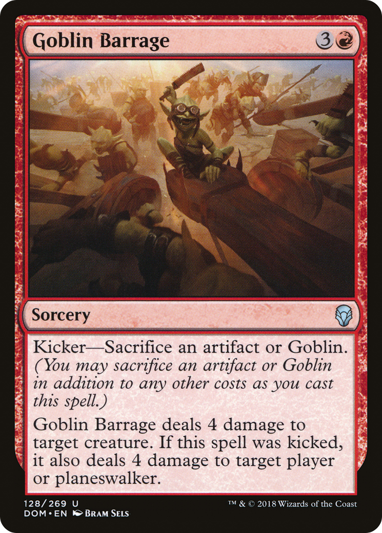 Image of Goblin Barrage (DOM-128) - Dominaria