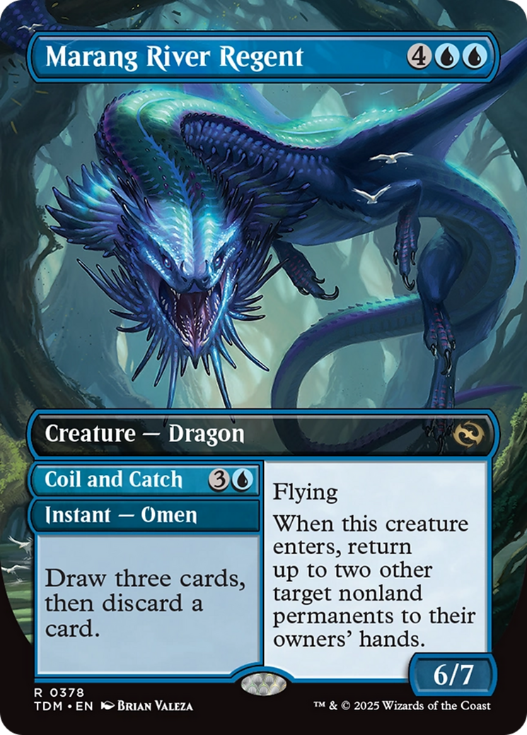 Image of Marang River Regent (Borderless) (TDM-378) - Tarkir: Dragonstorm (Borderless)