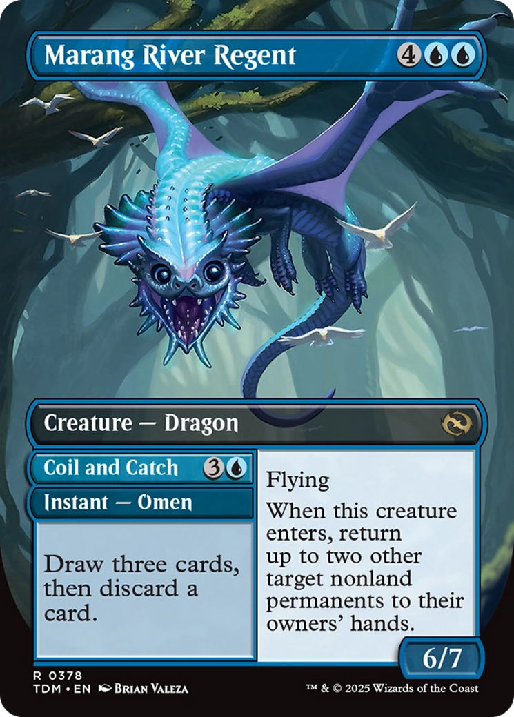 Image of Marang River Regent (Borderless) (TDM-378) - Tarkir: Dragonstorm (Borderless) Foil