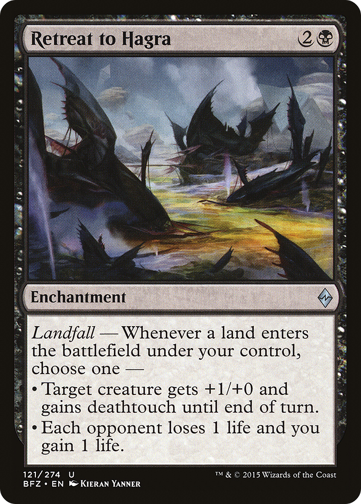 Image of Retreat to Hagra (BFZ-121) - Battle for Zendikar