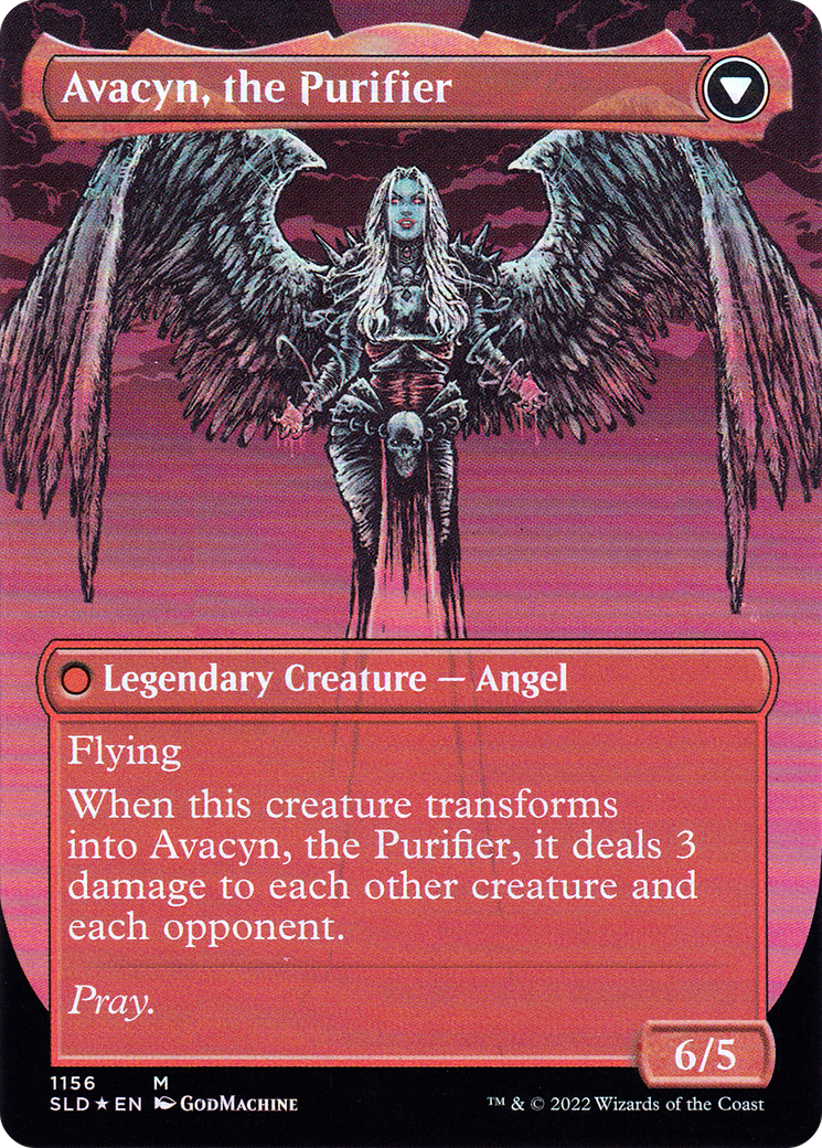 Image of Archangel Avacyn (SLD-1156) - Secret Lair Drop (Borderless) Foil