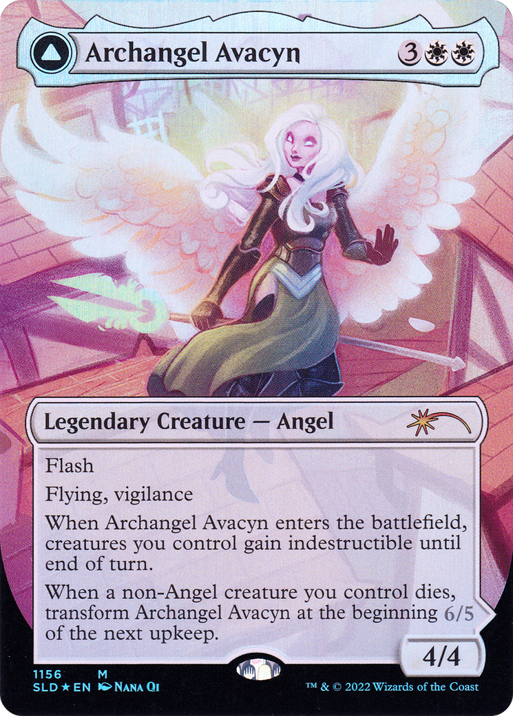 Image of Archangel Avacyn (SLD-1156) - Secret Lair Drop (Borderless) Foil