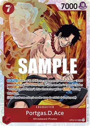 Image of Portgas.D.Ace (OP02-013) - Paramount War Foil
