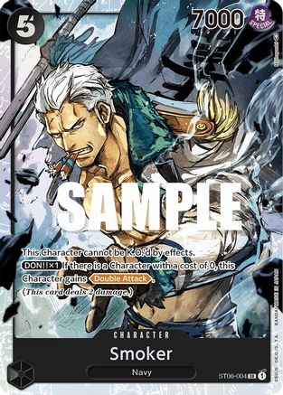 Image of Smoker (ST06-004) - Starter Deck 6: Absolute Justice Foil