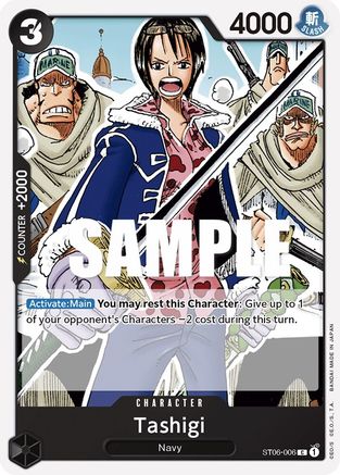 Image of Tashigi (ST06-006) - Starter Deck 6: Absolute Justice
