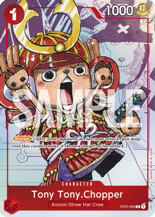 Image of Tony Tony.Chopper - ST01-006 (Alternate Art) (ST01-006) - One Piece Promotion Cards Foil