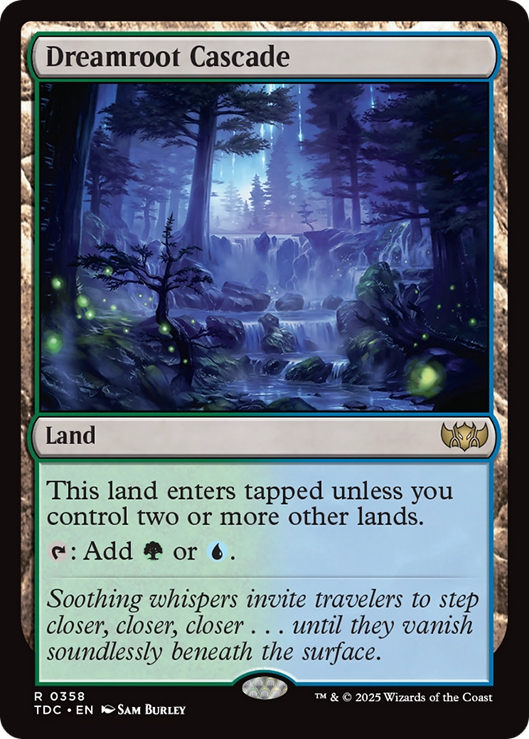 Image of Dreamroot Cascade (TDC-358) - Commander: Tarkir: Dragonstorm