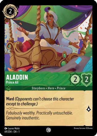 Image of Aladdin - Prince Ali (69/204) - The First Chapter Cold Foil