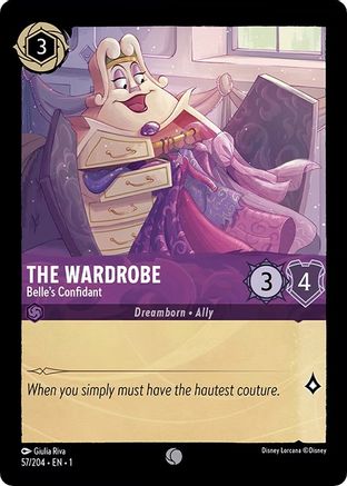 Image of The Wardrobe - Belle's Confidant (57/204) - The First Chapter