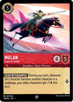 Image of Mulan - Imperial Soldier (118/204) - The First Chapter Cold Foil