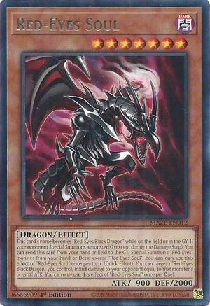 Image of Red-Eyes Soul (MAZE-EN012) - Maze of Memories 1st Edition