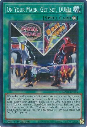 Image of On Your Mark, Get Set, DUEL! (MAZE-EN016) - Maze of Memories 1st Edition