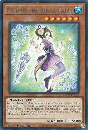 Image of Mudan the Rikka Fairy (MAZE-EN048) - Maze of Memories 1st Edition