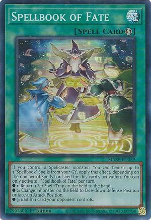 Image of Spellbook of Fate (MAZE-EN059) - Maze of Memories 1st Edition