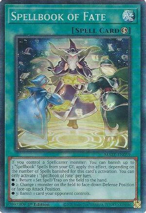 Image of Spellbook of Fate (CR) (MAZE-EN059) - Maze of Memories 1st Edition