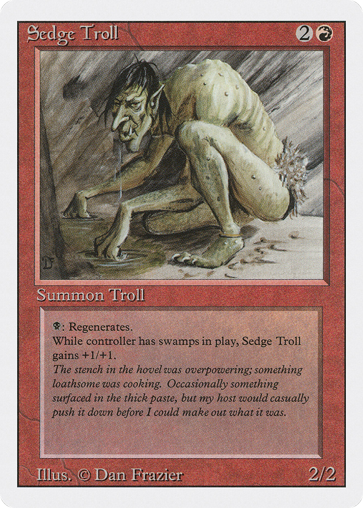 Image of Sedge Troll (3ED-) - Revised Edition