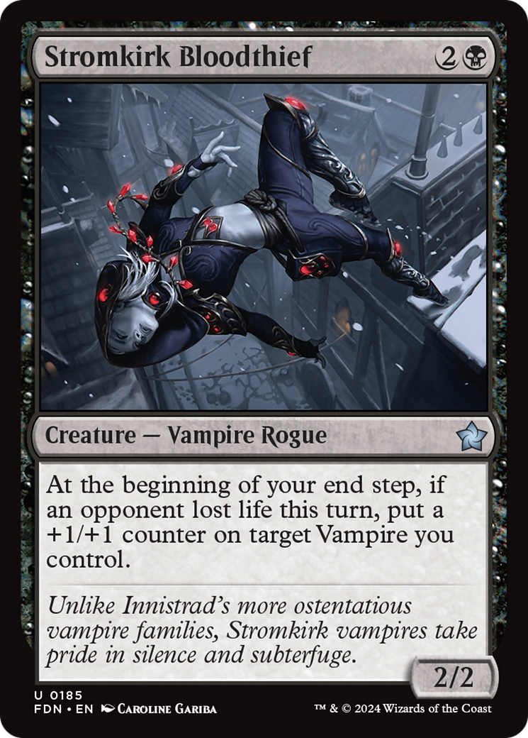 Image of Stromkirk Bloodthief (FDN-185) - Foundations Foil