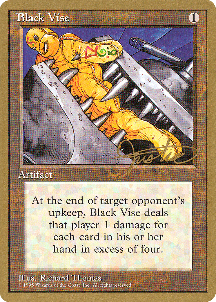 Image of Black Vise - 1996 Mark Justice (4ED) (WCD-) - Pro Tour Collector Set