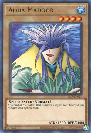 Image of Aqua Madoor (LOB-EN027) - Legend of Blue Eyes White Dragon (25th Anniversary Edition) Unlimited