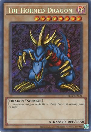 Image of Tri-Horned Dragon (LOB-EN000) (LOB-EN000) - Legend of Blue Eyes White Dragon (25th Anniversary Edition) Unlimited