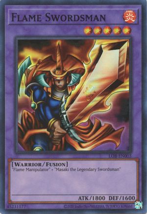 Image of Flame Swordsman (LOB-EN003) - Legend of Blue Eyes White Dragon (25th Anniversary Edition) Unlimited