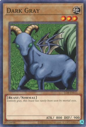 Image of Dark Gray (LOB-EN011) - Legend of Blue Eyes White Dragon (25th Anniversary Edition) Unlimited
