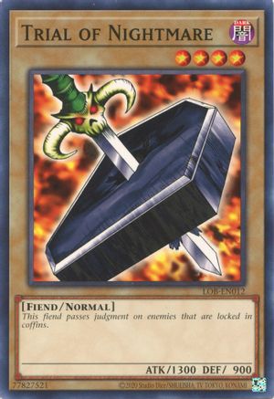 Image of Trial of Nightmare (LOB-EN012) - Legend of Blue Eyes White Dragon (25th Anniversary Edition) Unlimited