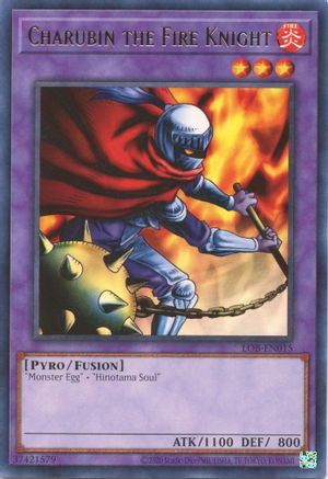 Image of Charubin the Fire Knight (LOB-EN015) - Legend of Blue Eyes White Dragon (25th Anniversary Edition) Unlimited