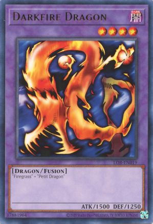 Image of Darkfire Dragon (LOB-EN019) - Legend of Blue Eyes White Dragon (25th Anniversary Edition) Unlimited