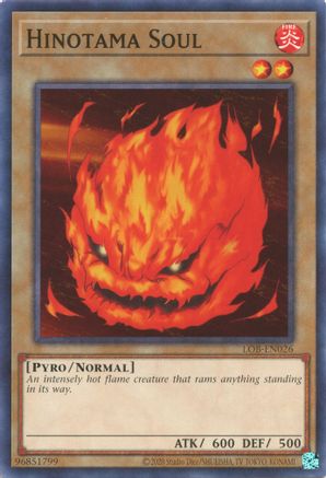 Image of Hinotama Soul (LOB-EN026) - Legend of Blue Eyes White Dragon (25th Anniversary Edition) Unlimited