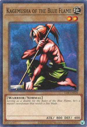 Image of Kagemusha of the Blue Flame (LOB-EN028) - Legend of Blue Eyes White Dragon (25th Anniversary Edition) Unlimited