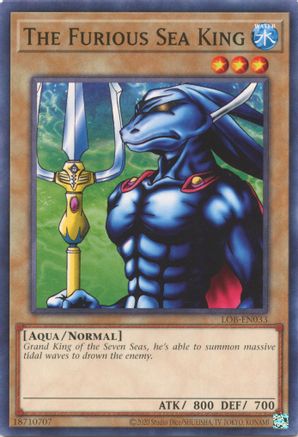 Image of The Furious Sea King (LOB-EN033) - Legend of Blue Eyes White Dragon (25th Anniversary Edition) Unlimited