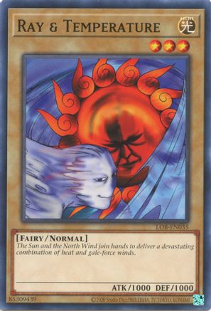 Image of Ray & Temperature (LOB-EN035) - Legend of Blue Eyes White Dragon (25th Anniversary Edition) Unlimited