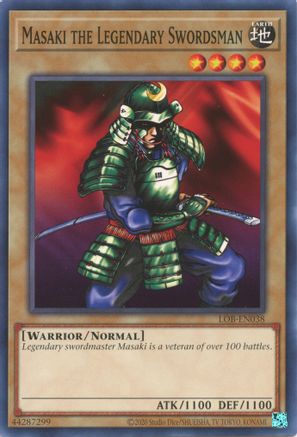 Image of Masaki the Legendary Swordsman (LOB-EN038) - Legend of Blue Eyes White Dragon (25th Anniversary Edition) Unlimited