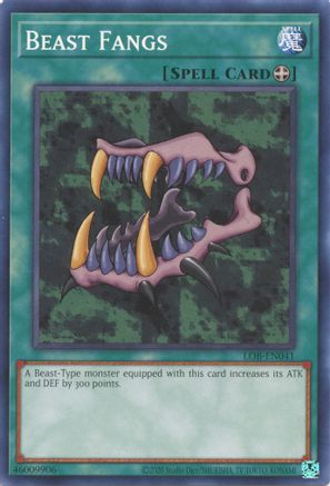 Image of Beast Fangs (LOB-EN041) - Legend of Blue Eyes White Dragon (25th Anniversary Edition) Unlimited