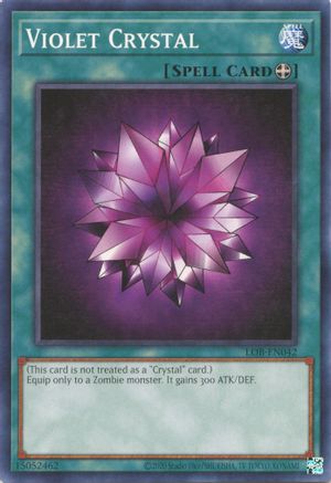 Image of Violet Crystal (LOB-EN042) - Legend of Blue Eyes White Dragon (25th Anniversary Edition) Unlimited