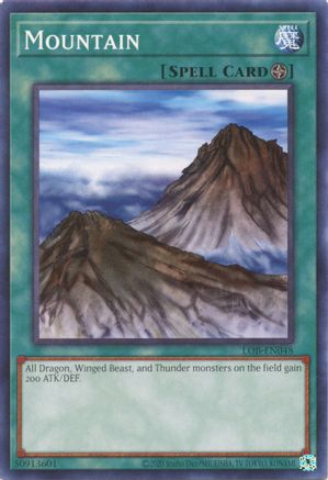 Image of Mountain (LOB-EN048) - Legend of Blue Eyes White Dragon (25th Anniversary Edition) Unlimited