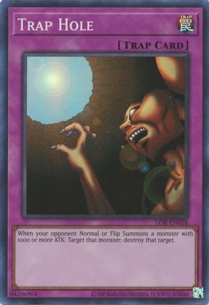 Image of Trap Hole (LOB-EN058) - Legend of Blue Eyes White Dragon (25th Anniversary Edition) Unlimited