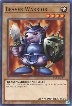 Image of Beaver Warrior (LOB-EN064) - Legend of Blue Eyes White Dragon (25th Anniversary Edition) Unlimited
